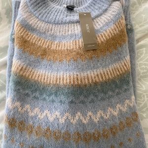 NWT JCrew fairisle sweater